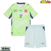 Switzerland Ruben Vargas #17 Replica Away Minikit World Cup 2026 Short Sleeve (+ pants)